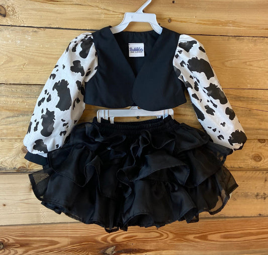 4T COWPRINT OUTFIT - NWT