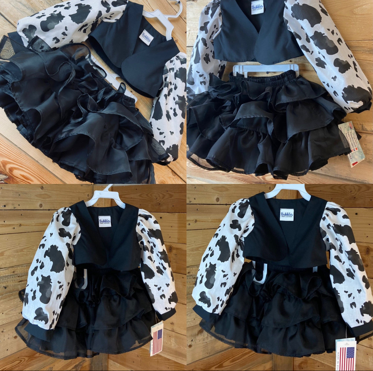 4T COWPRINT OUTFIT - NWT