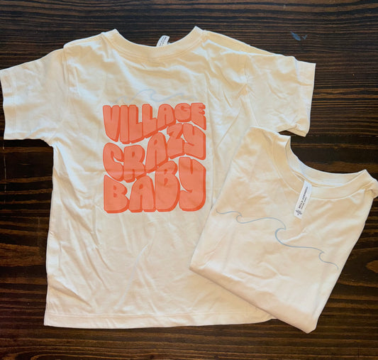 5T VILLAGE CRAZY BABY TEE SAMPLES