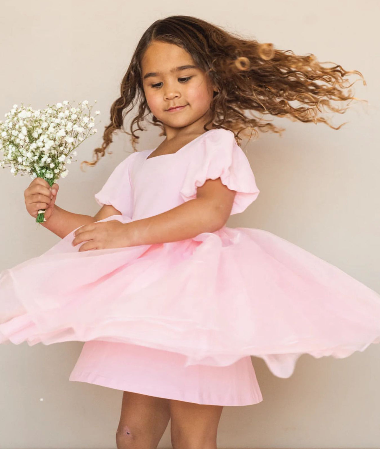 2T HOLLY & BLOOM PINK DRESS