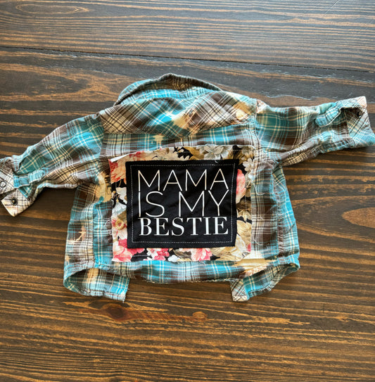 3/6M MAMA BESTIE FLANNEL