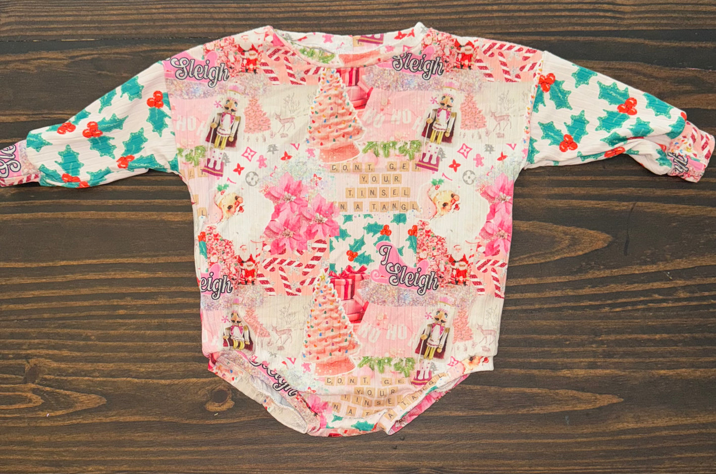 18/24M HANDMADE CHRISTMAS ROMPER