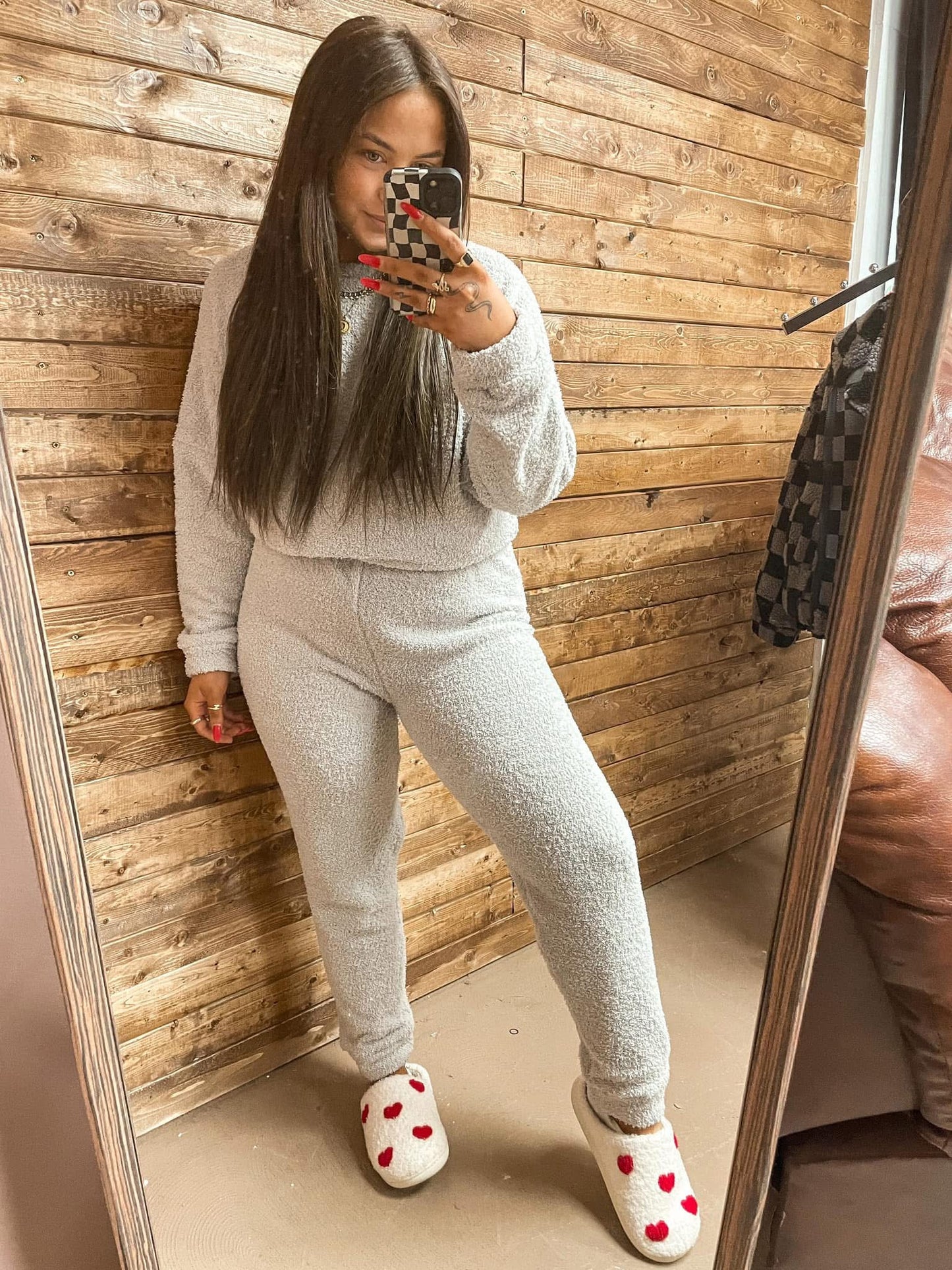 GREY COZY SET