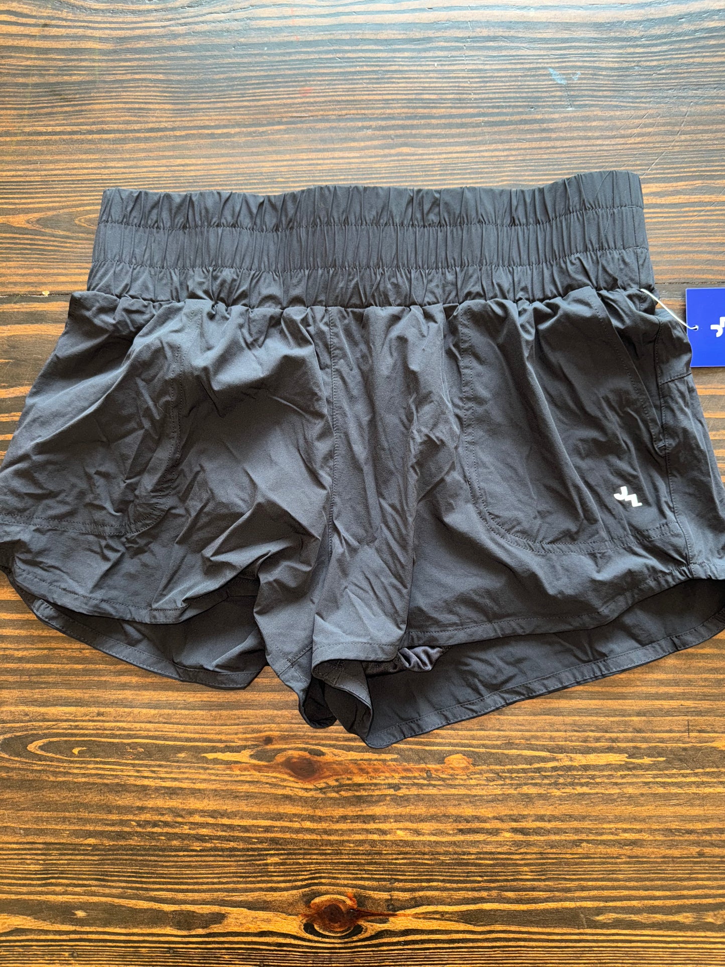 WOMENS LG WIND SHORTS - BLK