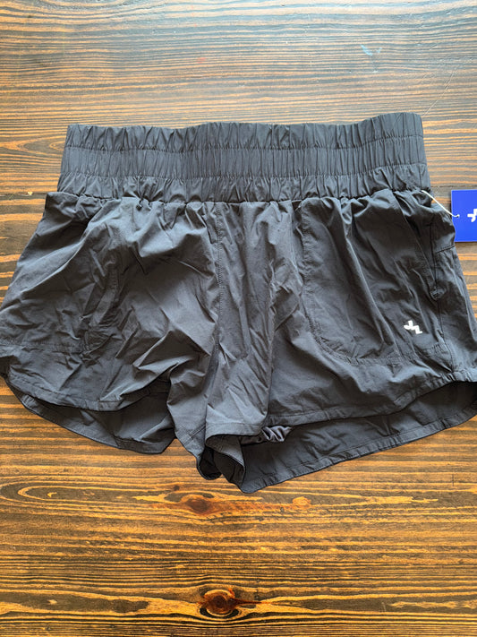 WOMENS LG WIND SHORTS - BLK