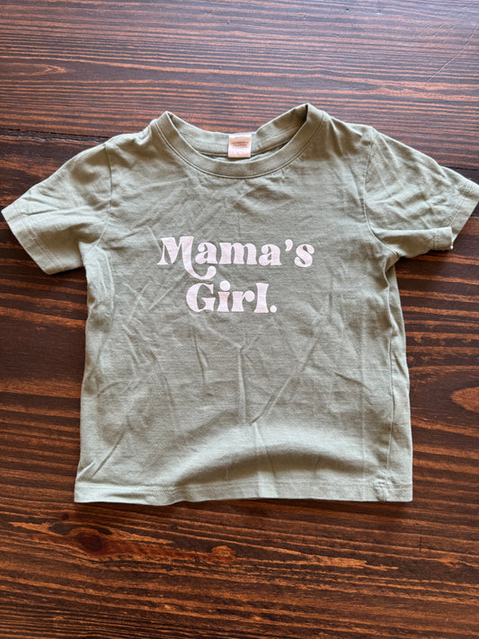 2T GREEN MAMAS GIRL TEE