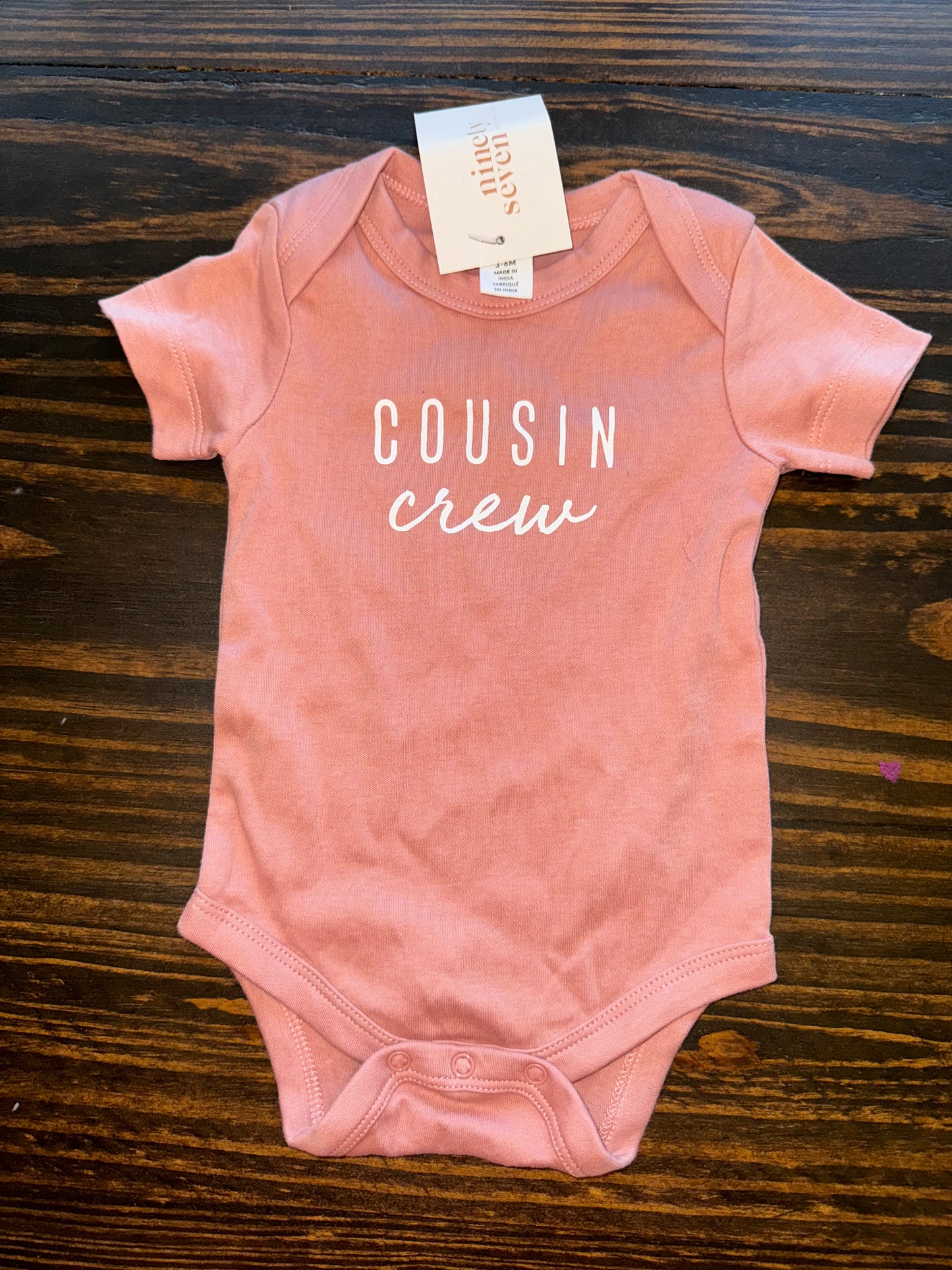 3/6M COUSIN CREW ONESIE