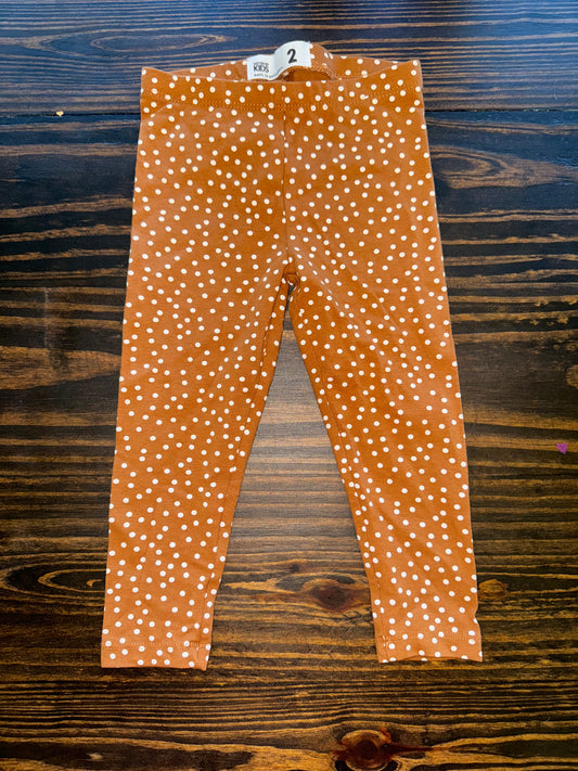 2T DOTS COTTON ON LEGGINGS