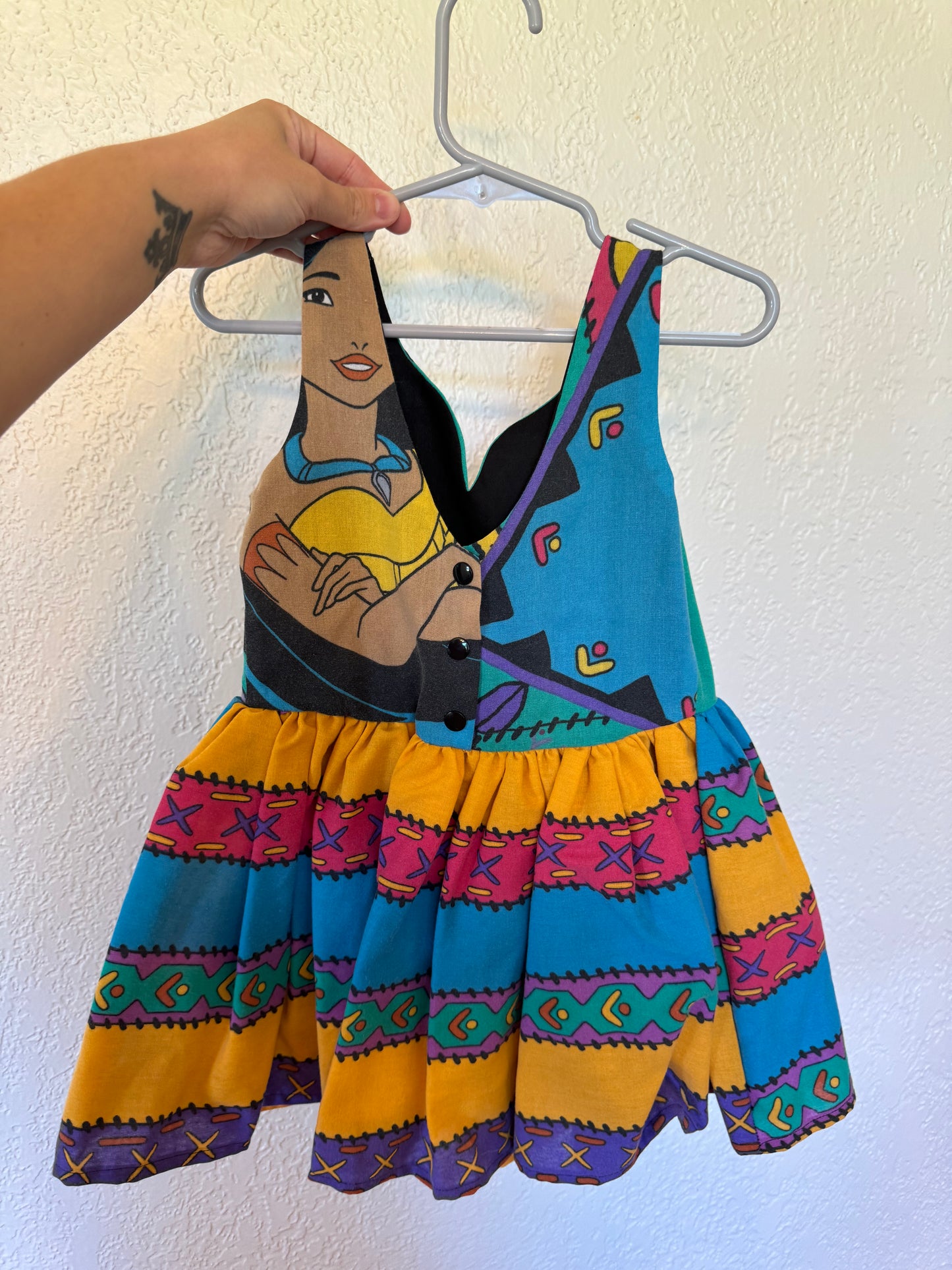 5/6Y WRK HANDMADE POCAHONTAS DRESS