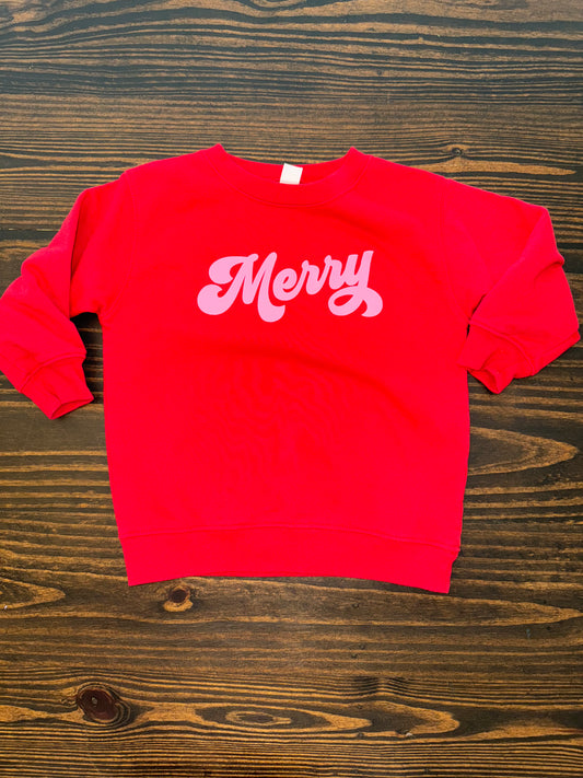 4T MERRY SWEATSHIRT