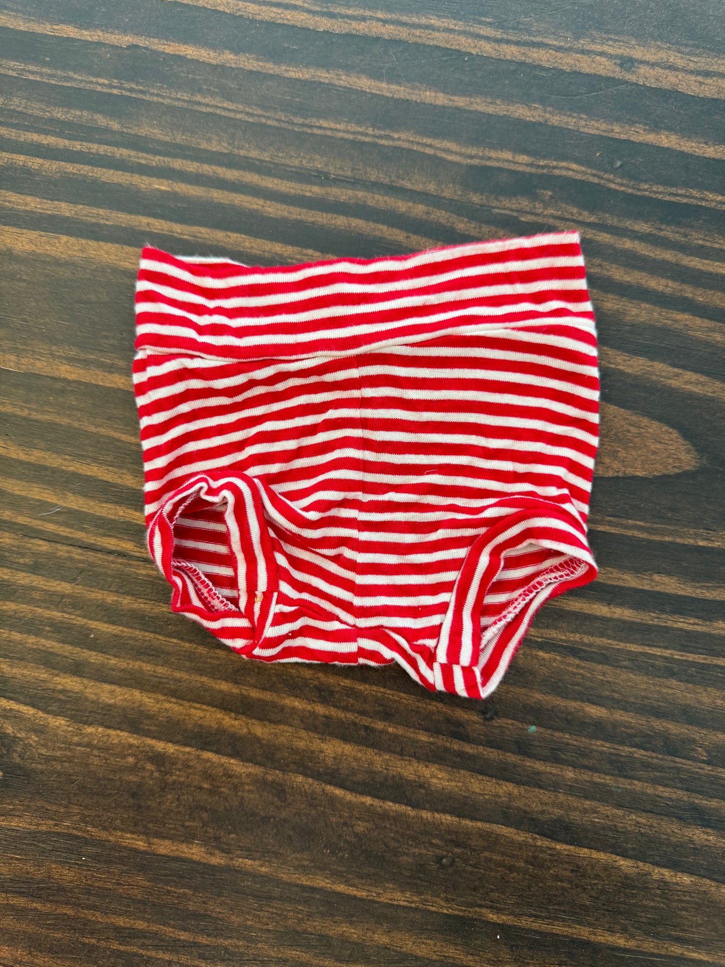 0/3M RED STRIPE BUMMIES